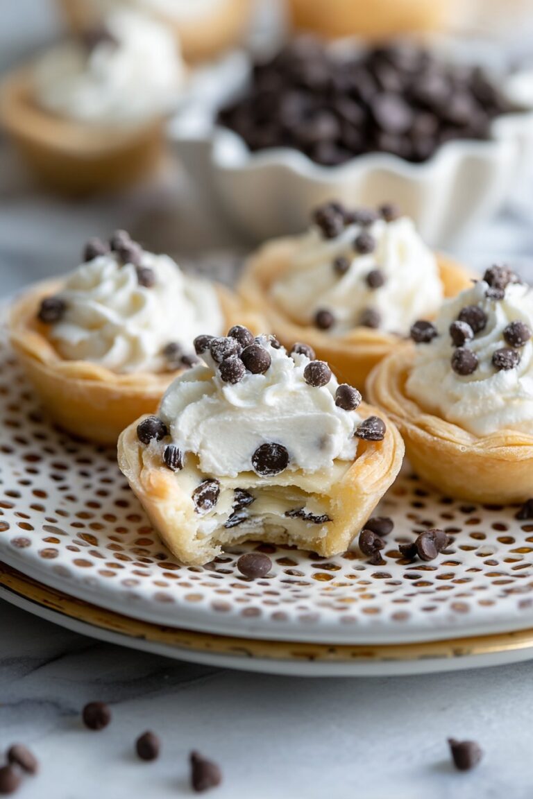 Cannoli Bites with Ricotta Filling Recipe