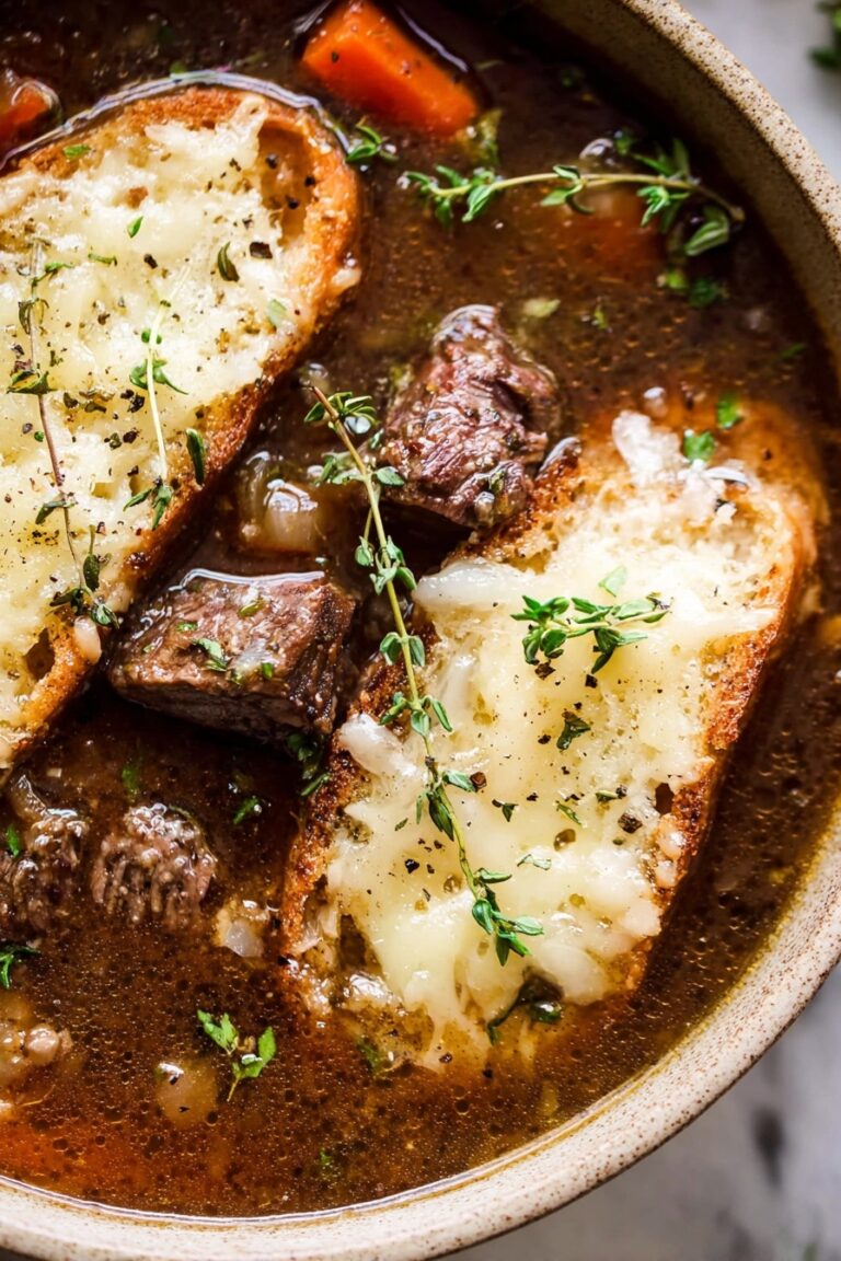 French Onion Short Ribs Bake Recipe
