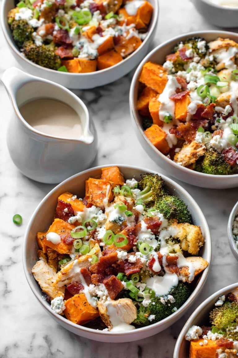 Buffalo Chicken Sweet Potato Casserole Recipe