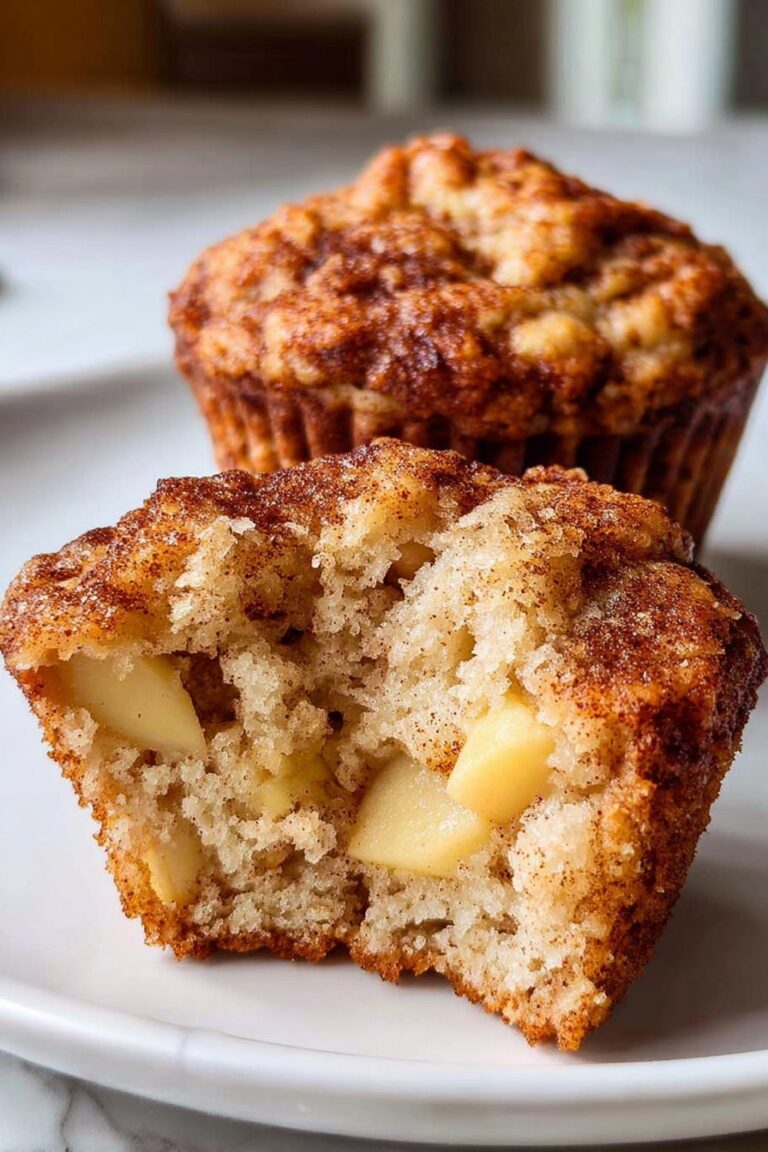 Healthy Apple Cinnamon Greek Yogurt Muffins Recipe