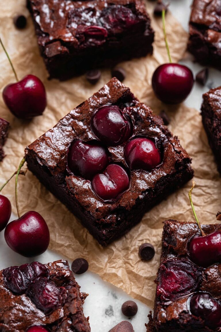 Chocolate Cherry Brownies Recipe