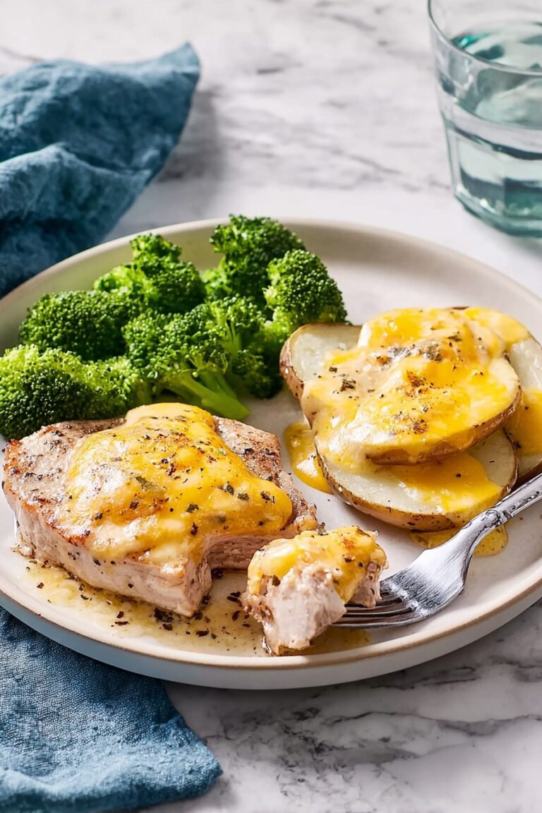 Creamy Pork Chop and Potato Bake Recipe