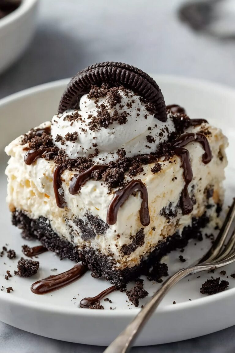 Oreo Dump Cake with Chocolate Pudding Recipe