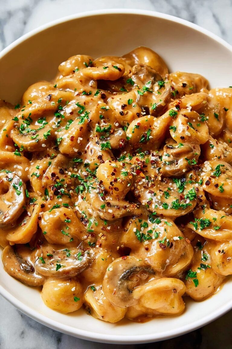 French Onion Pasta with Melted Gruyere Recipe