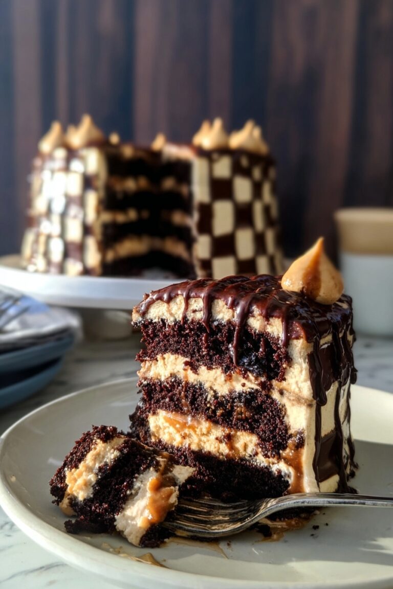 Decadent Chocolate Fudge Cake with Salted Caramel Recipe