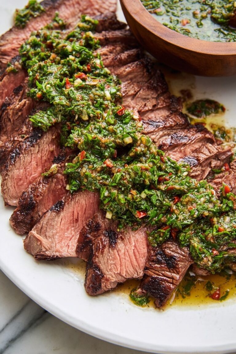 Chimichurri Flank Steak Recipe