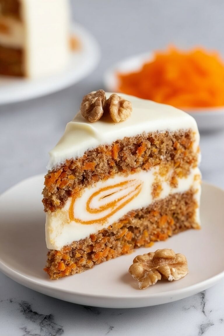 Carrot Cake Cheesecake Delight Recipe