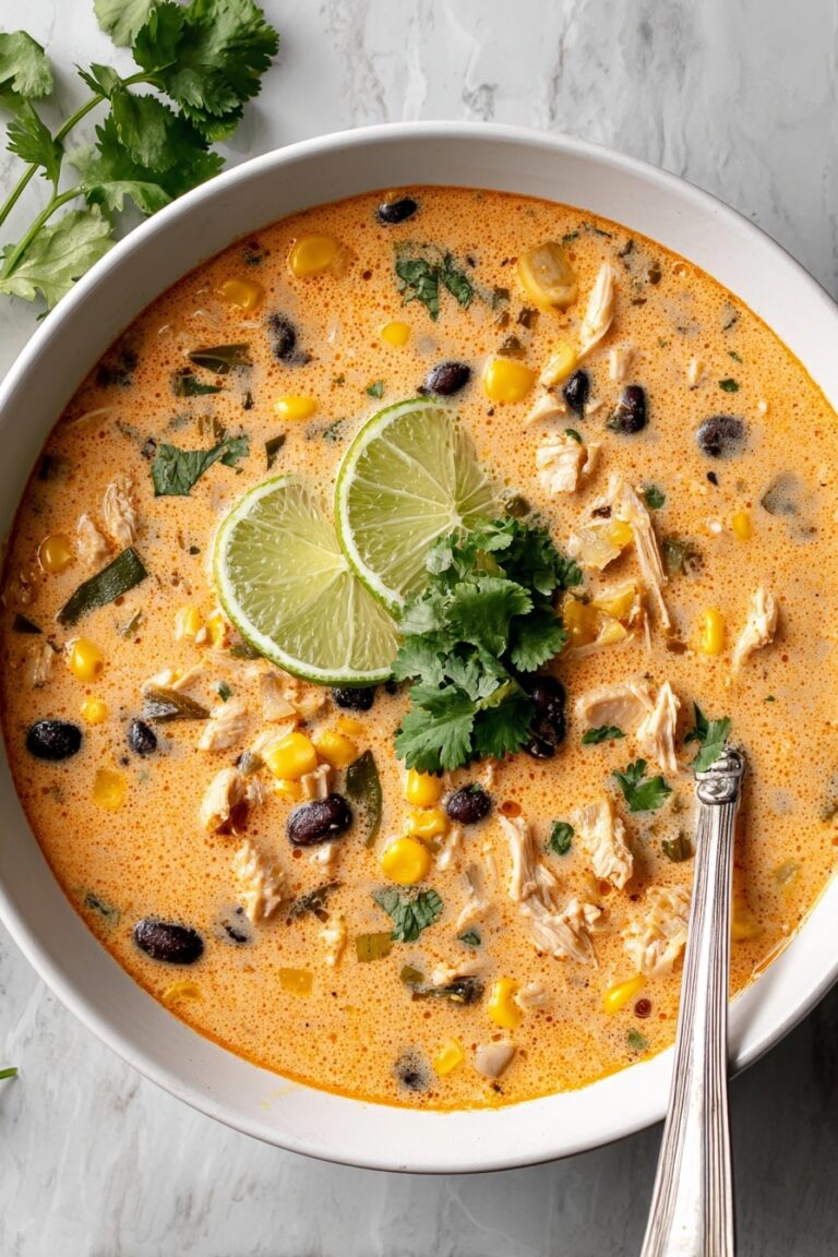 Creamy Chicken Poblano Soup Recipe