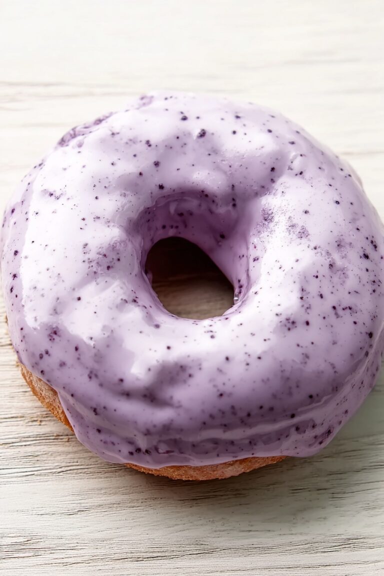 Wild Blueberry Donuts with Blueberry Glaze Recipe