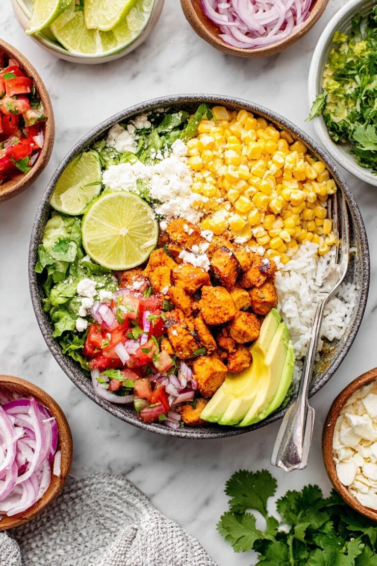 Street Corn Chicken Rice Bowls Recipe