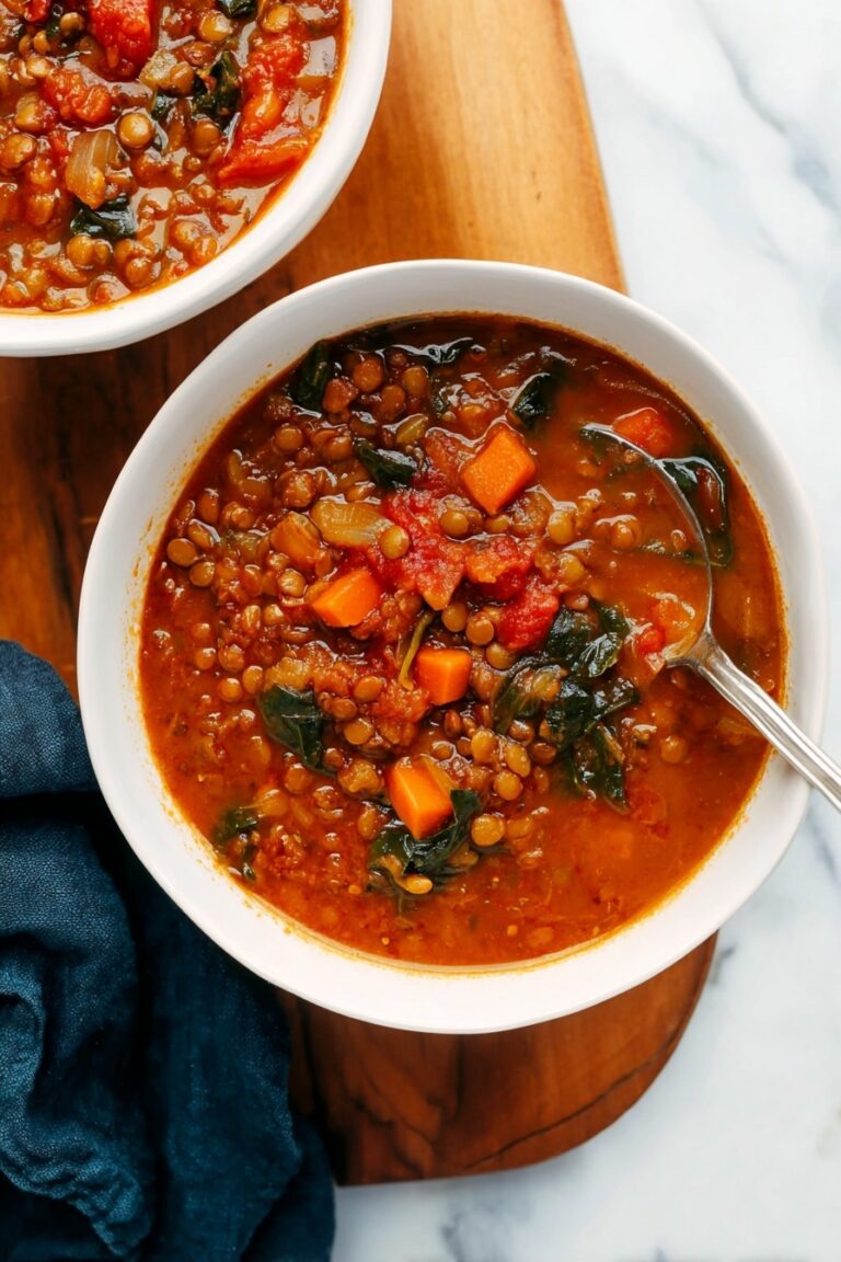 Healthy Lentil Soup with Greens Recipe