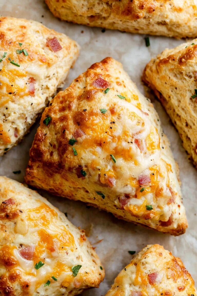 Savory Ham and Cheese Scones Recipe