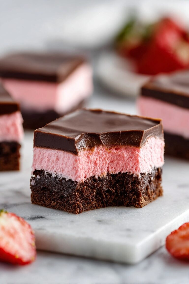Chocolate Strawberry Brownies Recipe