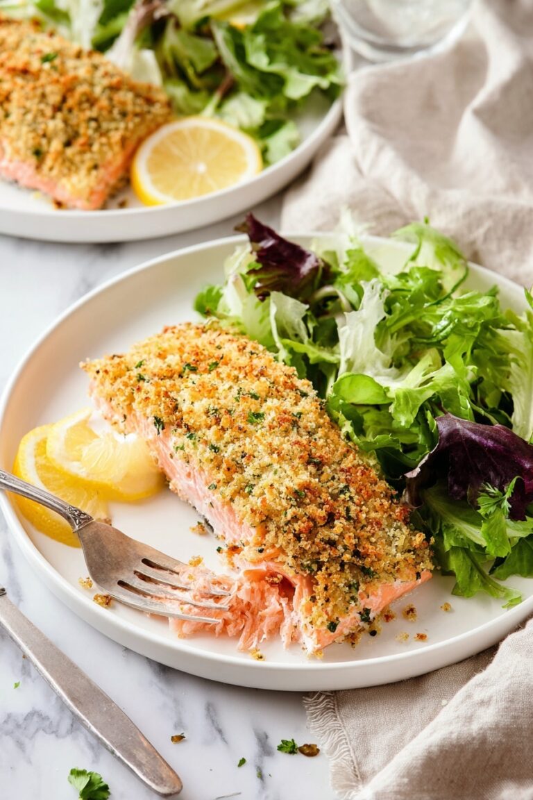 Parmesan Crusted Salmon Recipe